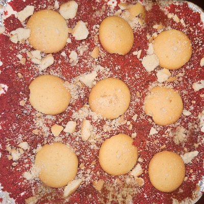 Red Velvet Banana Pudding 