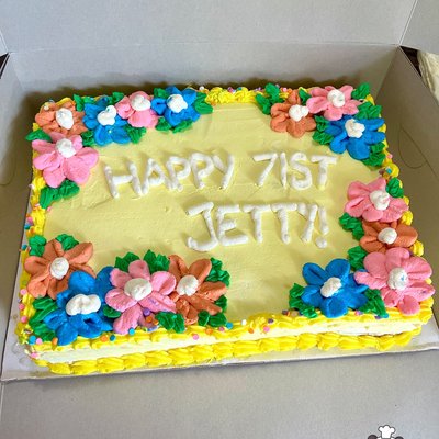 9 inch Sheet Cakes
