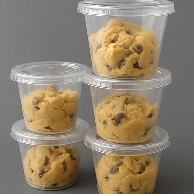 Homemade Edible Cookie Dough Cups (6cups)