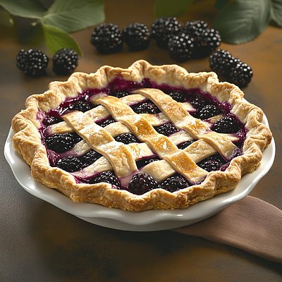 Blackberry Pie 8” In 