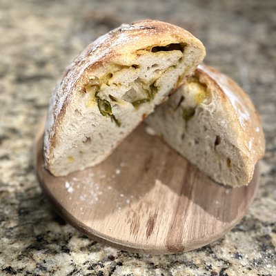 Jalapeño Cheddar Sourdough Loaf