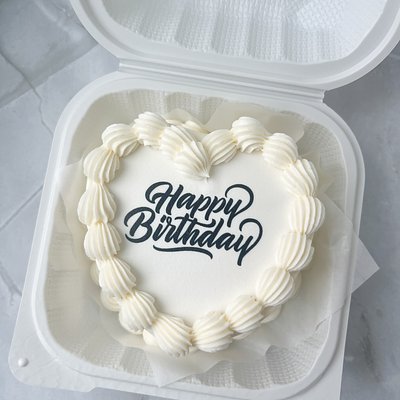 4” Bento Cake (Heart Or Circle)
