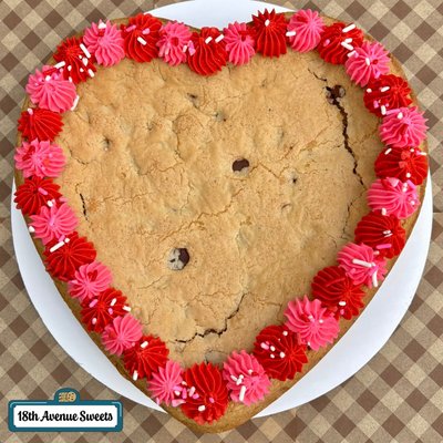 Large Heart Cookie Cake