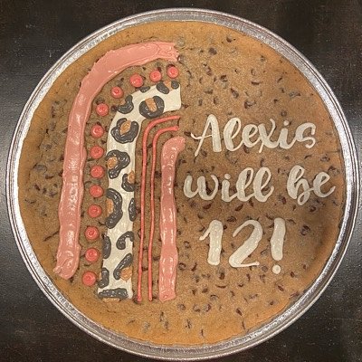 12” Chocolate Chip Cookie Cake