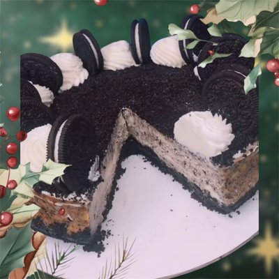Oreo Mousse Cake (14 Pre Cut Slices)