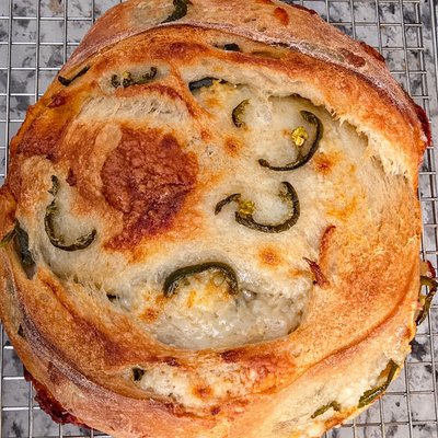 Sourdough Jalapeño And Parmesan Cheese