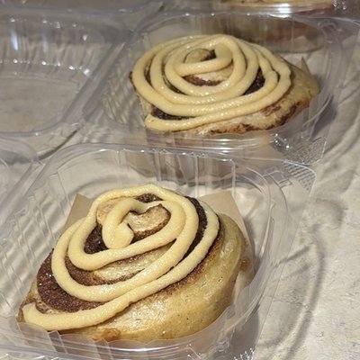 Individual Honey Sourdough Cinnamon Roll