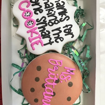 End Of Year Teacher Cookies (One Smart Cookie) 