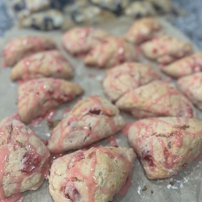 Shirley Temple Sourdough Scones 8ct