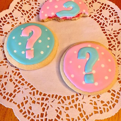 Gender Reveal Cookies