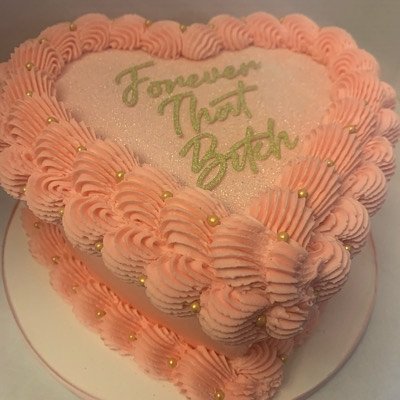 Heart Cake ( price varies with design ) 