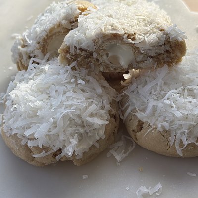 1/2 Dz Chocolate Caramel Coconut Cookies 