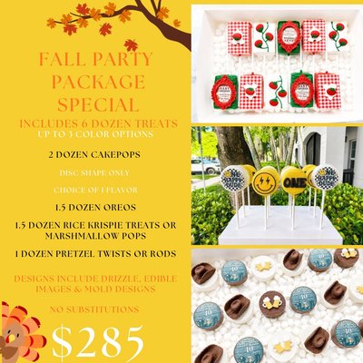 Deluxe Fall Party Package - 6 dozen