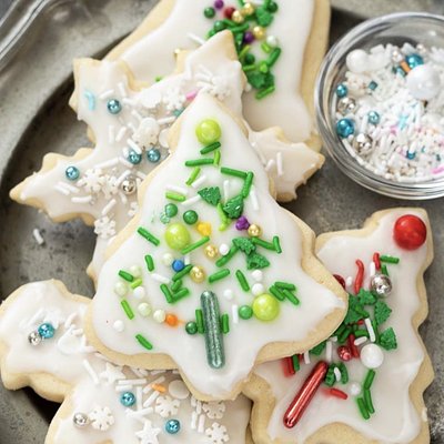 Grandmas Iced Sugar Cookies They’re Not Just For Christmas Anymore. With Or Without Sprinkles Sprinkles $20/Doz