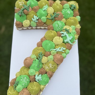 Large Double Layer Cookie Cake (Sheet, Number Or Letter) 