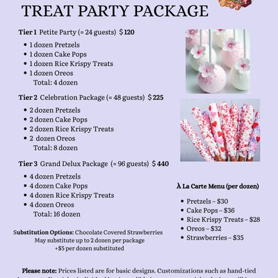 Treat Party Package