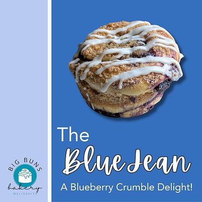 1 Dozen Blue Jean Buns