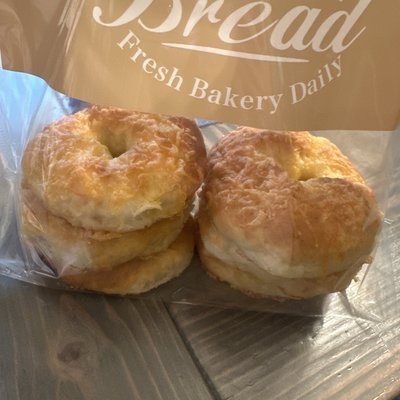 Triple Cheddar Bagels Half Dozen