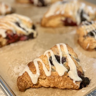 Mixed Berry Scones 