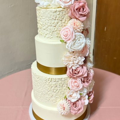 4 tier cake (12,10,8,6 inch)