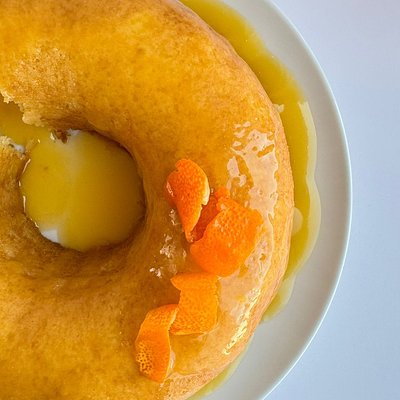 Orange Cake With Orange Glaze 