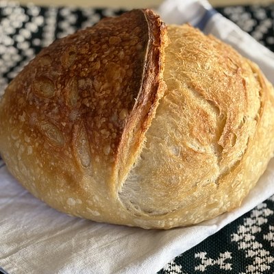 Plain Sourdough Loaf: Round Loaf 