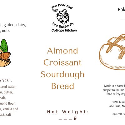 Almond Croissant Bread