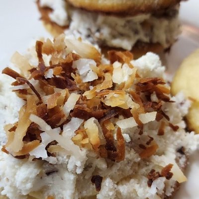 Cream Cheese PECAN frosting For Italian Cream Cake Teacakes 