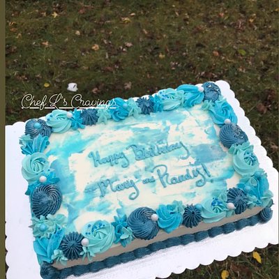 1/2 Sheet Cake