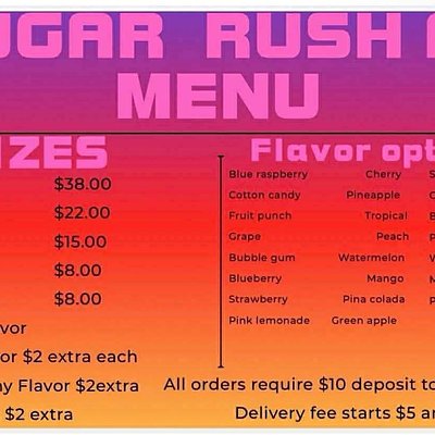 Add A Flavor To Your Order 