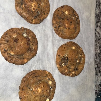 Oreo stuffed cookies and cream cookie