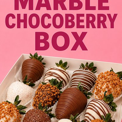 Marble Chocoberry Box