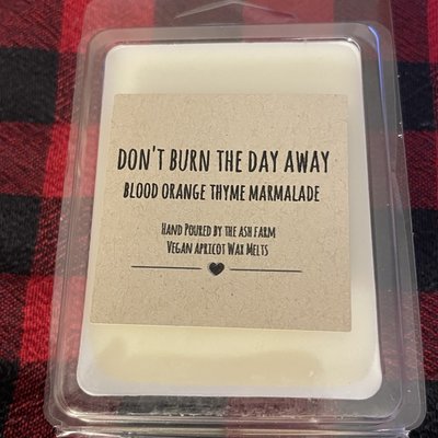 Don’t Burn The Day Away Wax Melt