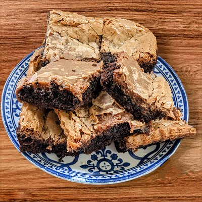 Double Chocolate Chess Cake 