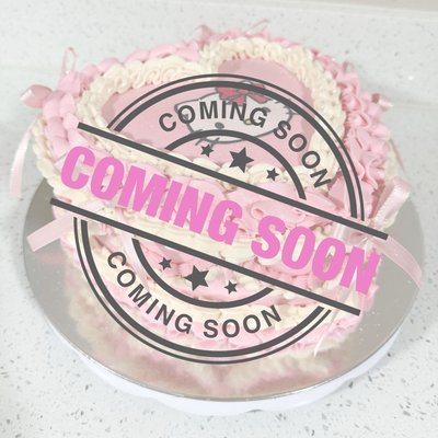 6” Heart Cake (8-13 Servings)