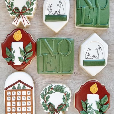 Decorated Gluten Free Sugar Cookies