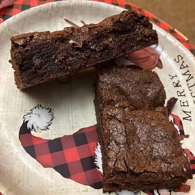 Gooey Chewy Sourdough Brownies