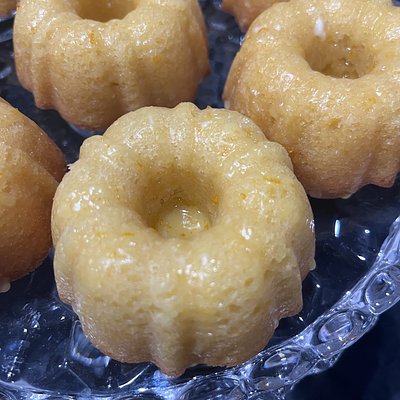 Orange Blossom Bundt Cakes - 1/2 Dozen 