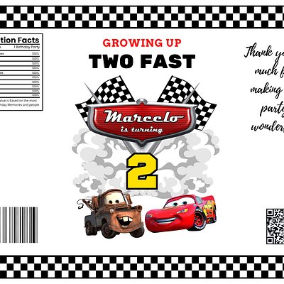 Unfilled Themed Chip Bags Sheets 