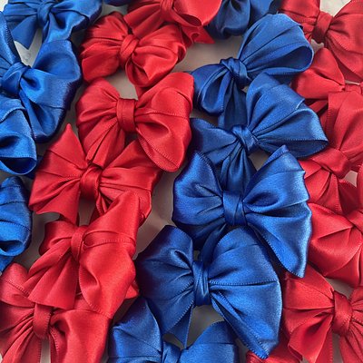 Hand Tied Satin Bows 