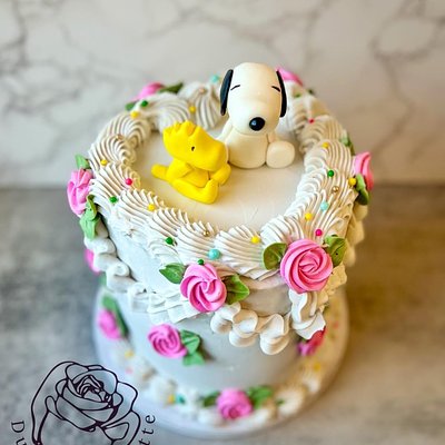 Custom Heart Cake 