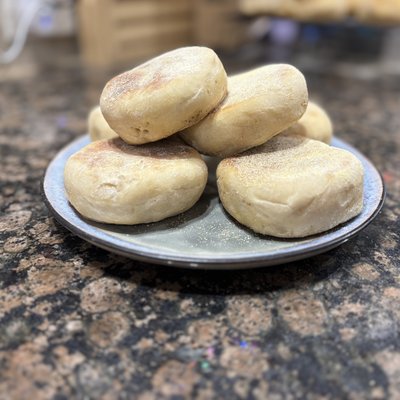 (6) Sourdough English Muffins