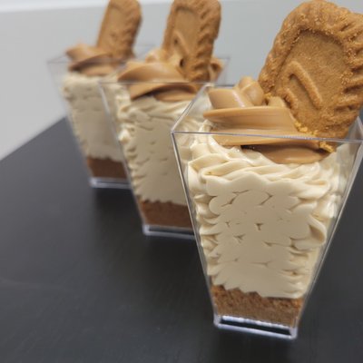 Biscoff Cookie Butter Cheesecake Shooter