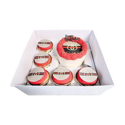 Bento Box: 6inch Cake/ 5 Cupscakes 