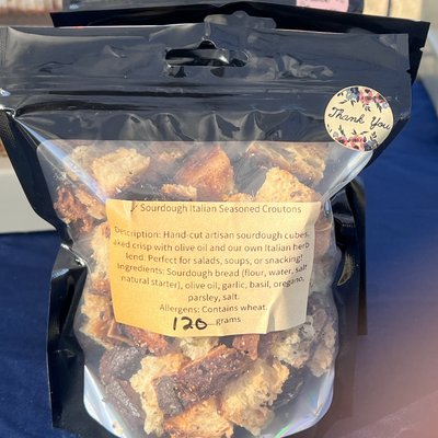 Sourdough Italian Seasoned Croutons