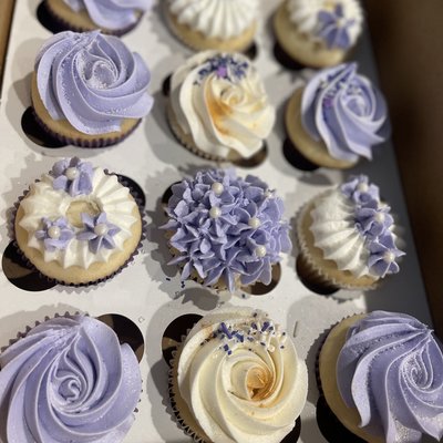 Purple & White 
