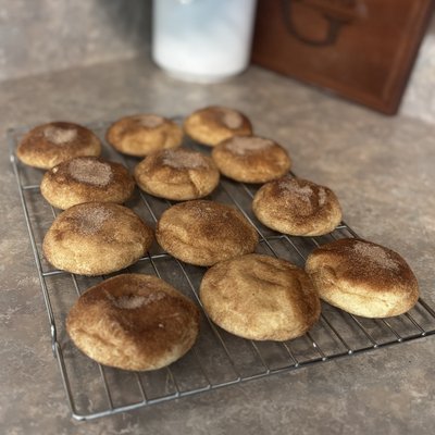 Sourdough Snickerdoodle Cookies
