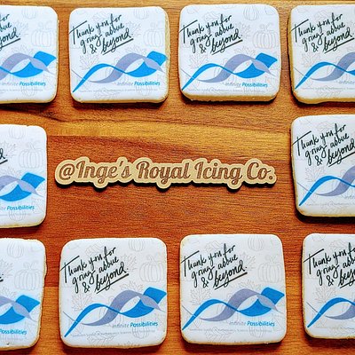 1 Dozen Mini Printed Cookies 2-2.5" (Perfect For Company Logos/Personal Photos)