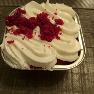 Red Velvet Mini Loaf Pan Cake 