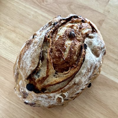 Cinnamon Raisin Sourdough Loaf